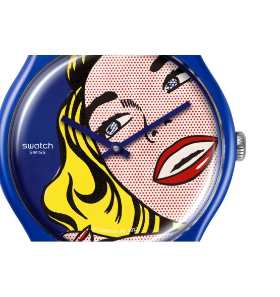 SWATCH NEW GENT GIRL BY ROY LICHTENSTEIN, THE WATCH 41MM SUOZ352