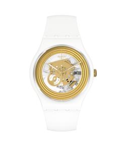 SWATCH NEW GENT GOLDEN RINGS WHITE SO29W107