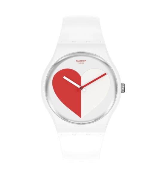 SWATCH NEW GENT HALF _3 RED 41MM SO29Z113