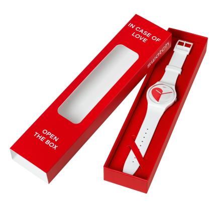SWATCH NEW GENT HALF _3 RED 41MM SO29Z113