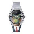 SWATCH NEW GENT LE FILS DE L'HOMME BY RENE MAGRITTE 41MM SUOZ350