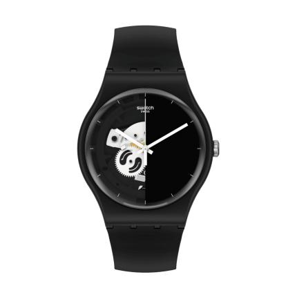 SWATCH NEW GENT LIVE TIME BLACK SO32B107