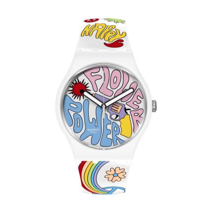 SWATCH NEW GENT POWER OF PEACE 41MM SO32W107