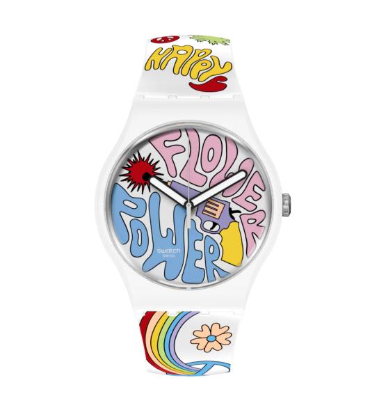 SWATCH NEW GENT POWER OF PEACE 41MM SO32W107