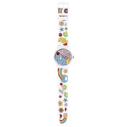 SWATCH NEW GENT POWER OF PEACE 41MM SO32W107