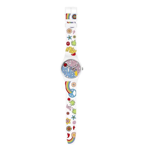 SWATCH NEW GENT POWER OF PEACE 41MM SO32W107