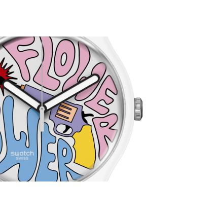 SWATCH NEW GENT POWER OF PEACE 41MM SO32W107
