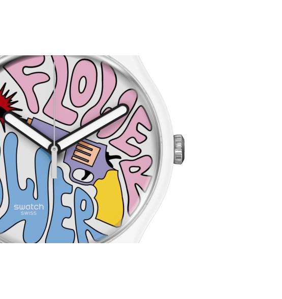 SWATCH NEW GENT POWER OF PEACE 41MM SO32W107