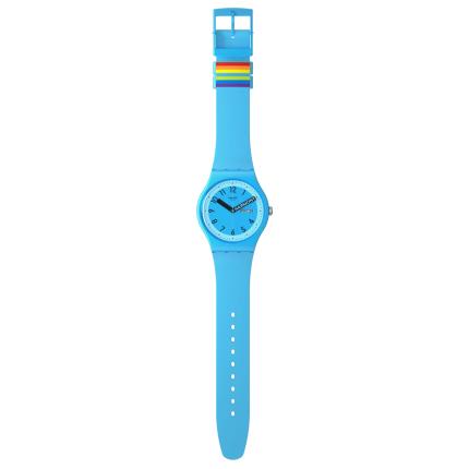 SWATCH NEW GENT PROUDLY BLUE 41MM SO29S702