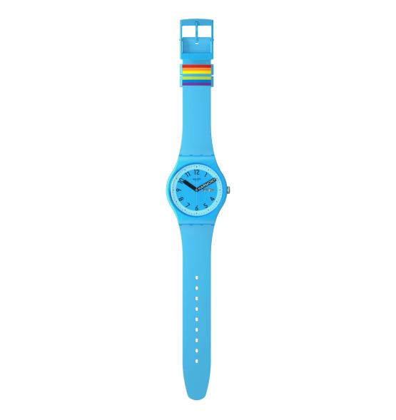 SWATCH NEW GENT PROUDLY BLUE 41MM SO29S702