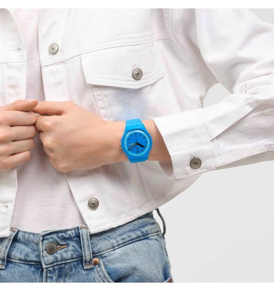 SWATCH NEW GENT PROUDLY BLUE 41MM SO29S702