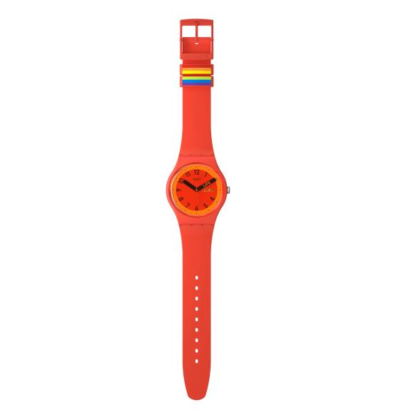 SWATCH NEW GENT PROUDLY RED 41MM SO29R705