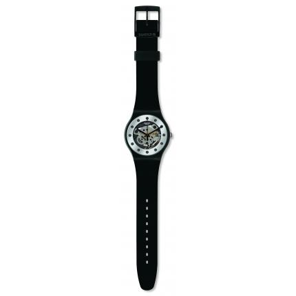 SWATCH NEW GENT SILVER GLAM AGAIN 41MM SO29B109