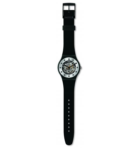 SWATCH NEW GENT SILVER GLAM AGAIN 41MM SO29B109