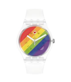 SWATCH NEW GENT STRIPE FIERCE 41MM SO29K701