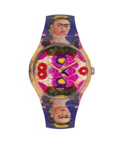 SWATCH NEW GENT THE FRAME, BY FRIDA KAHLO 41MM SUOZ341