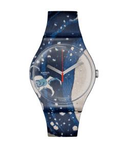 SWATCH NEW GENT THE GREAT WAVE 41MM SUOZ351