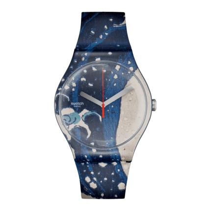 SWATCH NEW GENT THE GREAT WAVE 41MM SUOZ351