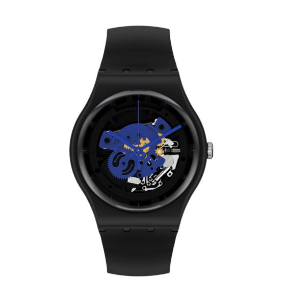 SWATCH NEW GENT TIME TO BLUE BIG SO32B109