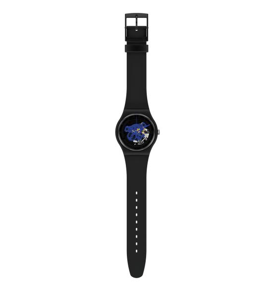 SWATCH NEW GENT TIME TO BLUE BIG SO32B109