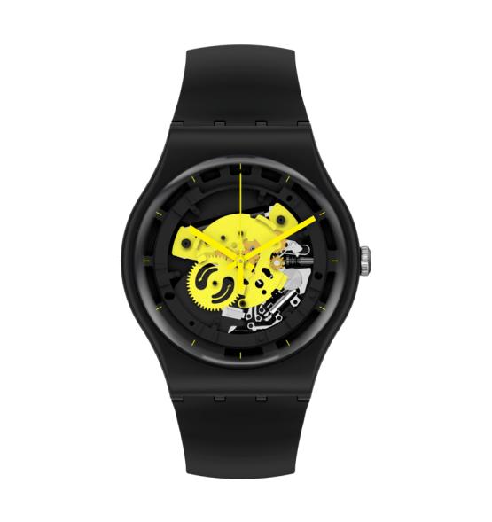 SWATCH NEW GENT TIME TO YELLOW BIG SO32B111