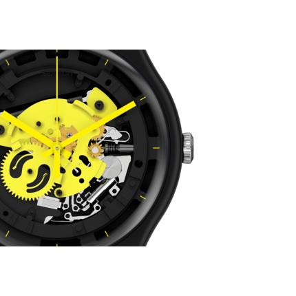 SWATCH NEW GENT TIME TO YELLOW BIG 41MM SO32B111