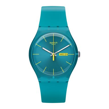 SWATCH NEW GENT TURQUOISE REBEL 41MM SUOL700