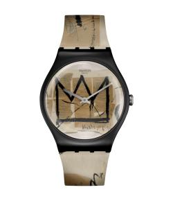 SWATCH NEW GENT UNTITLED BY JEAN-MICHEL BASQUIAT 41MM SUOZ355