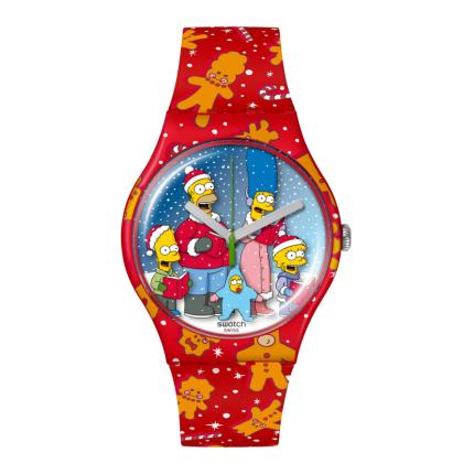 SWATCH NEW GENT JOLLY JINGLE JAMBOREE 41MM SUOZ361