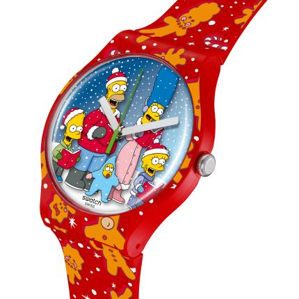 SWATCH NEW GENT JOLLY JINGLE JAMBOREE 41MM SUOZ361