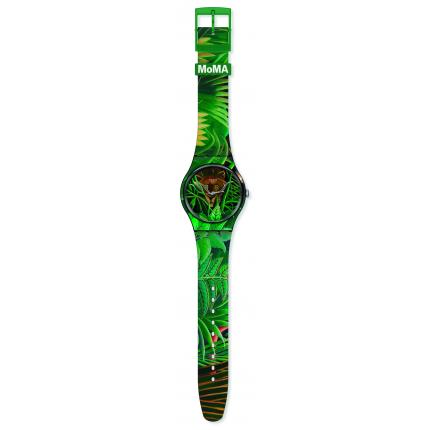 SWATCH NEW GENT X MOMA THE DREAM BY HENRI ROUSSEAU HORLOGE SUOZ3