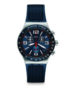 SWATCH NEW IRONY CHRONO BLUE GIRD 43MM YVS454