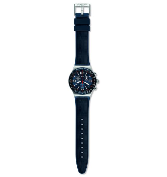 SWATCH NEW IRONY CHRONO BLUE GIRD 43MM YVS454