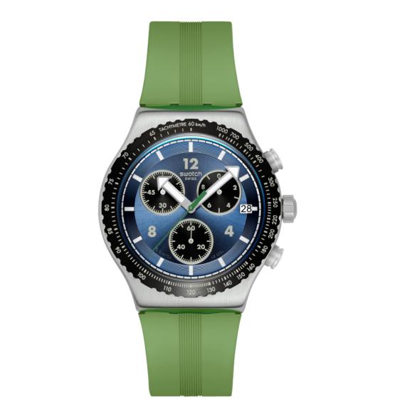 SWATCH NEW IRONY CHRONO DUSK THRU THE LEAVES 43MM YVS531