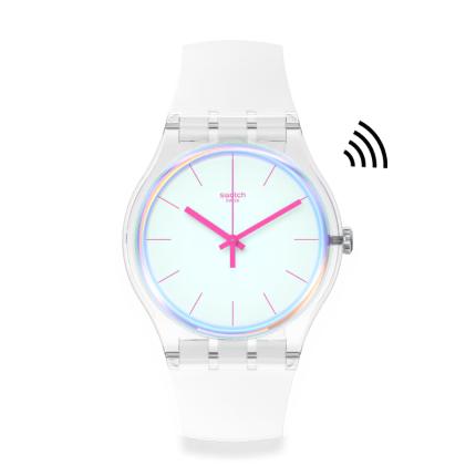 SWATCH POLAWHITE PAY! 41MM SO29K116-5300