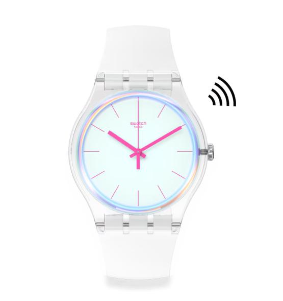 SWATCH POLAWHITE PAY! 41MM SO29K116-5300