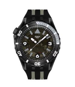 SWATCH SCUBA BLACK SEA NETTLE 44MM SSCU09B100