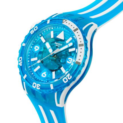 SWATCH SCUBA BLUE FIRE 44MM SSCU09S100