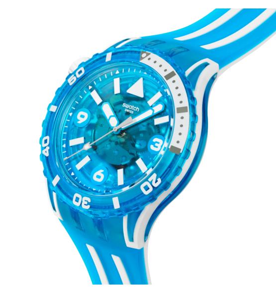 SWATCH SCUBA BLUE FIRE 44MM SSCU09S100