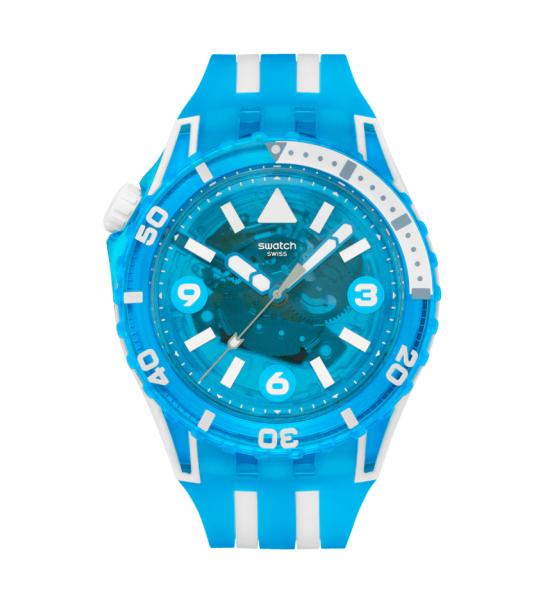 SWATCH SCUBA BLUE FIRE 44MM SSCU09S100