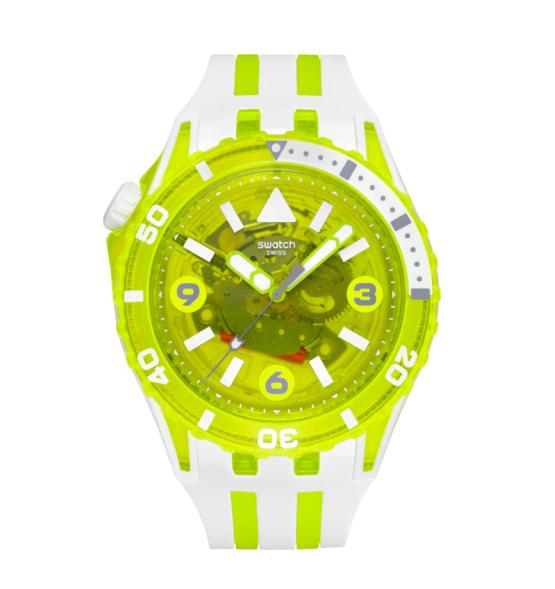 SWATCH SCUBA EGG YOLK 44MM SSCU09J100