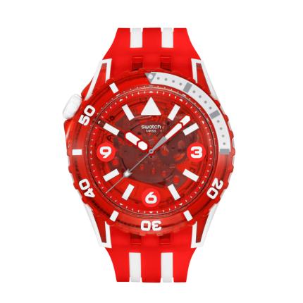 SWATCH SCUBA LION'S MANE 44MM SSCU09R100