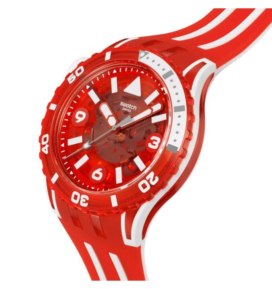 SWATCH SCUBA LION'S MANE 44MM SSCU09R100