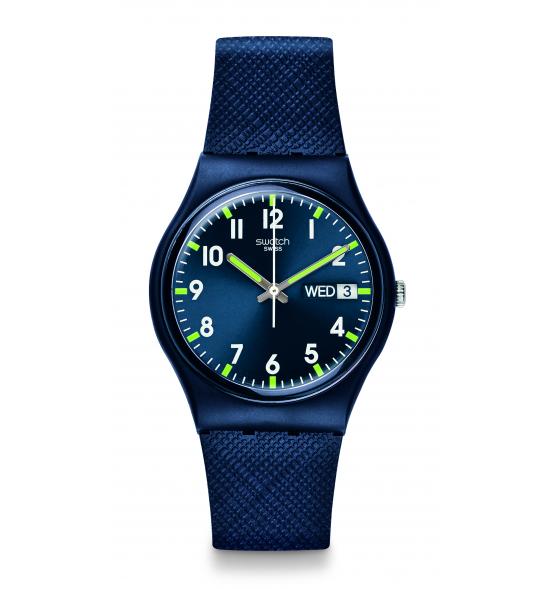 SWATCH GENT SIR BLUE 34MM SO28N702