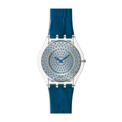 SWATCH SKIN BLUE LUSTROUS BLIS 34MM SFZ111