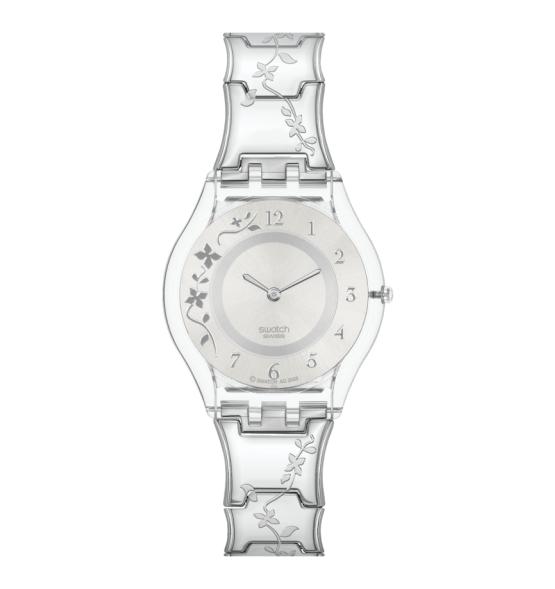 SWATCH SKIN CLASSIC CLIMBER FLOWERY AGAIN 34MM SS08K100G