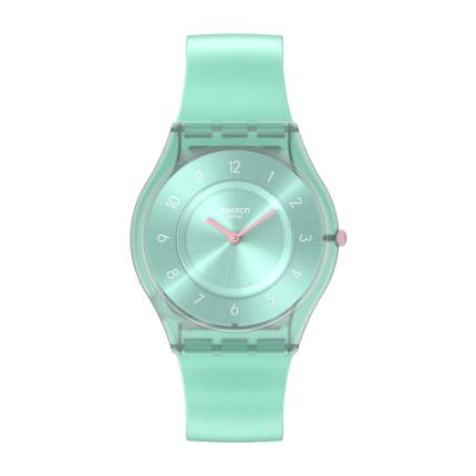 SWATCH SKIN CLASSIC PASTELICIOUS TEAL 34MM SS08L100