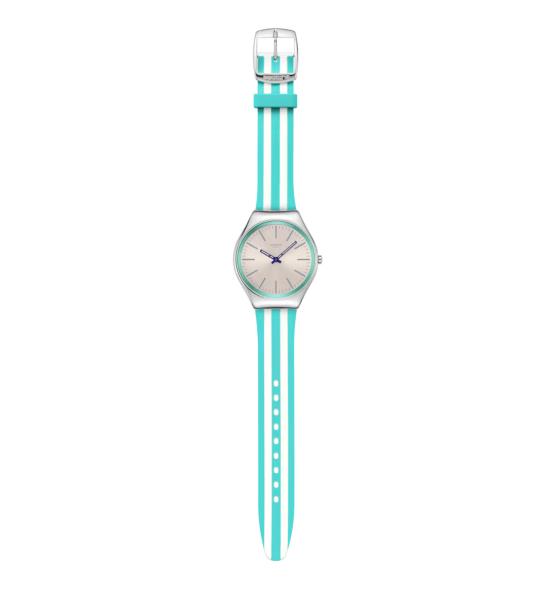 SWATCH SKIN IRONY BEACH HOURS 38MM SYXS160
