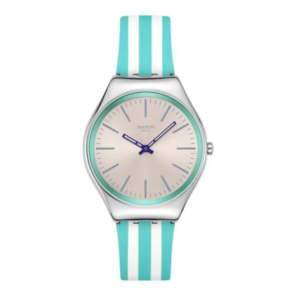 SWATCH SKIN IRONY BEACH HOURS 38MM SYXS160