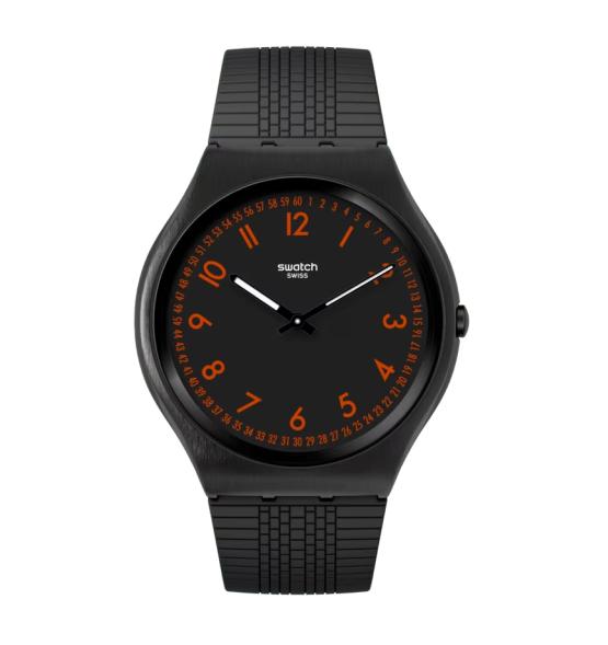 SWATCH SKIN IRONY BRUCHED RED 42MM SS07B106